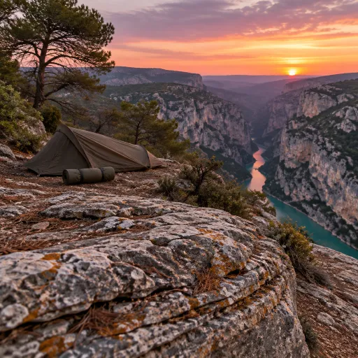 Bivouac dans les gorges du Verdon : l’expérience ultime en Provence Alpes Côte d’Azur